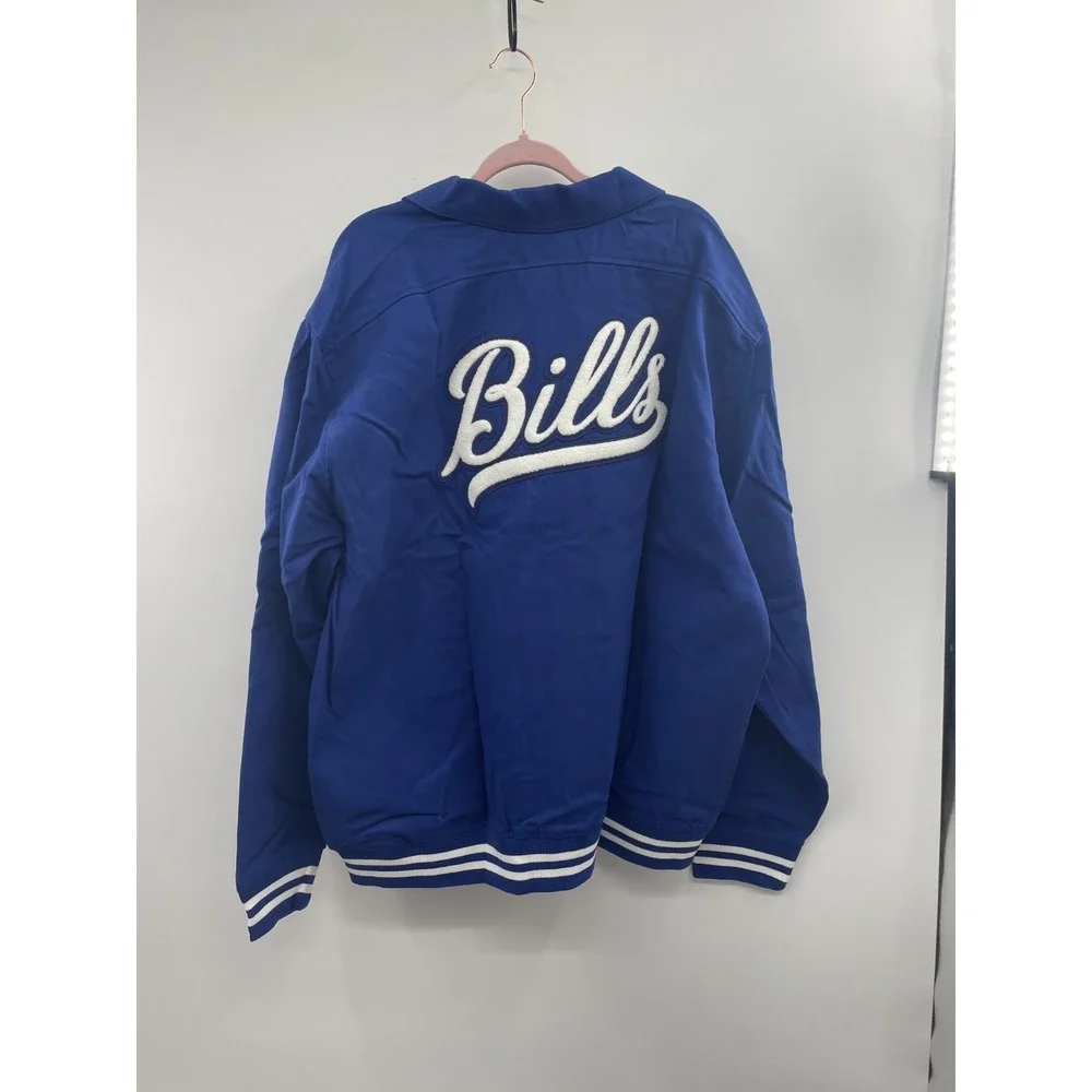 NWT 47' Brand Golden‎ Age Collection Blue Canvas Jacket Buffalo Bills 3X